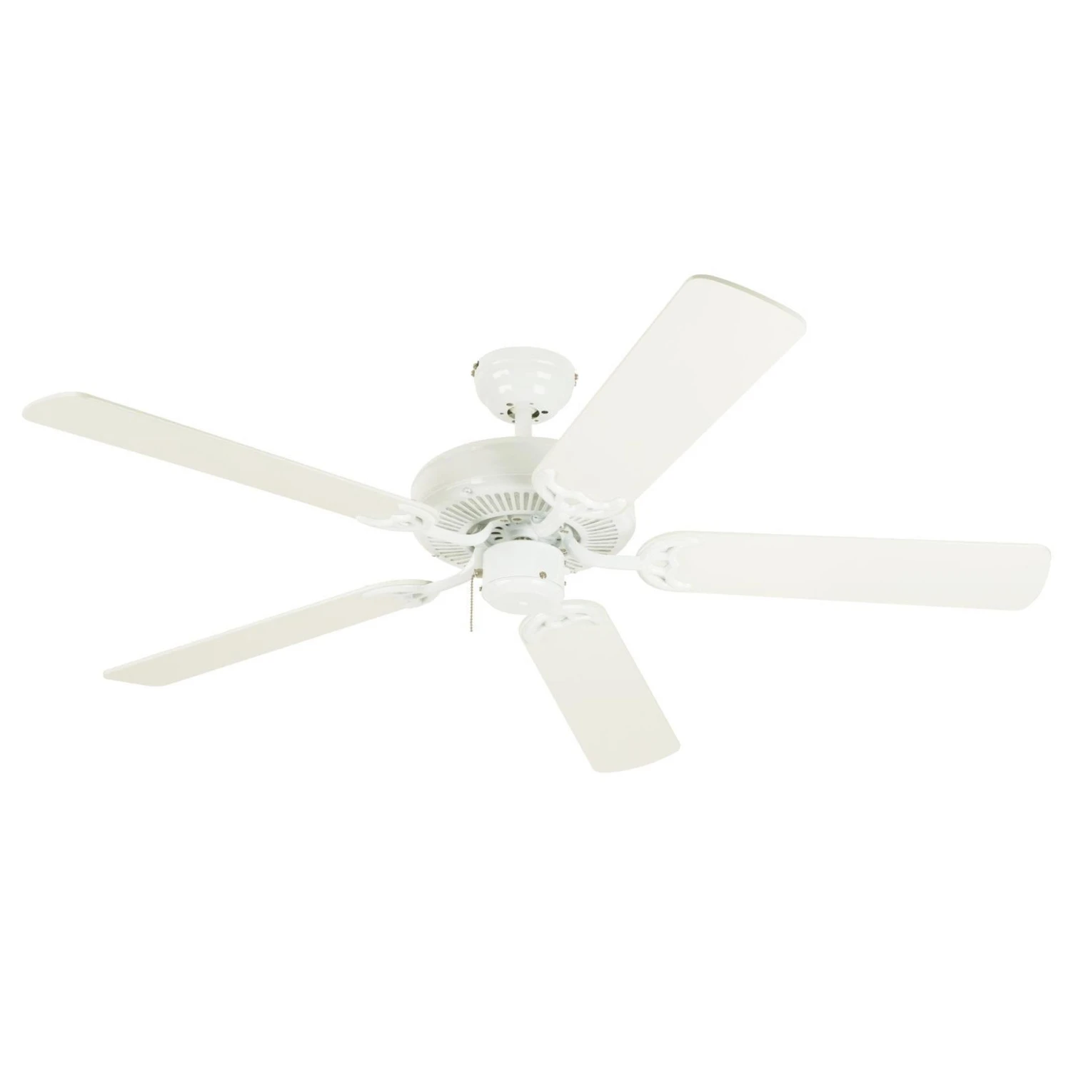 Contractor's Choice Ceiling Fan, White, 5 Blades, 52-In.