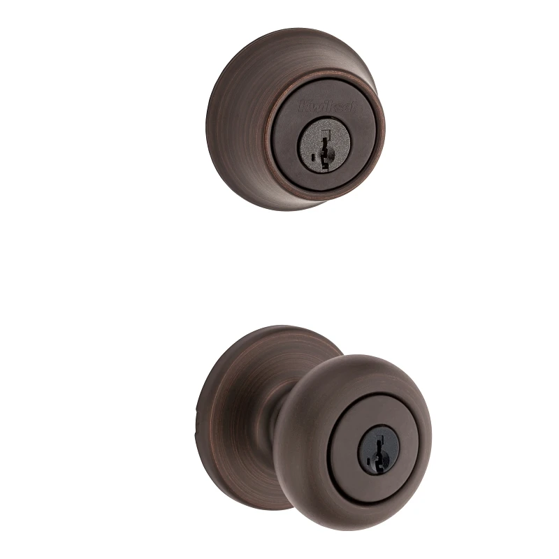 Cove Entry Lockset & Deadbolt Combo Pack, Venetian Bronze