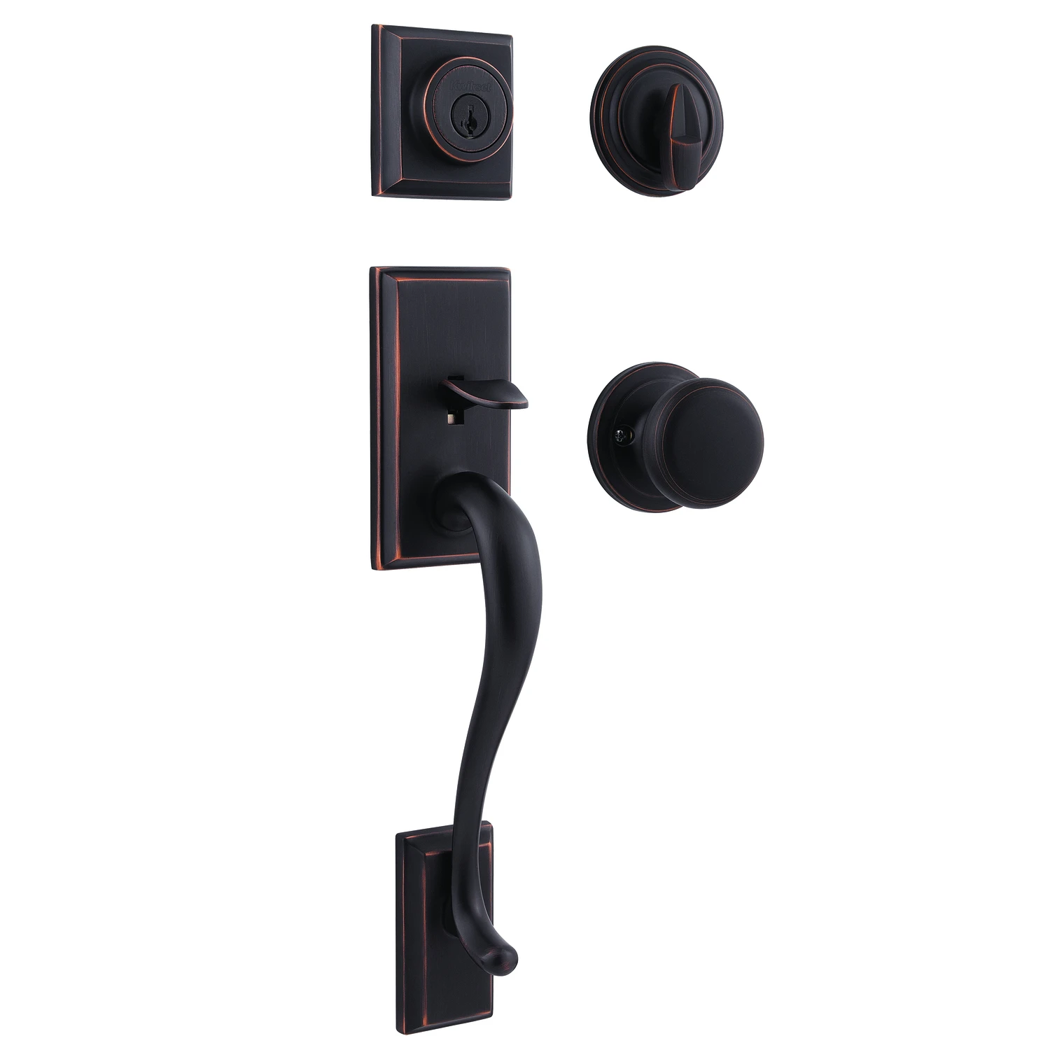 Signature Series Hawthorne Handleset, With Smart Key, Venetian Bronze