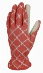 Garden Gloves, High-Performance, Leather Palm, Women's Medium