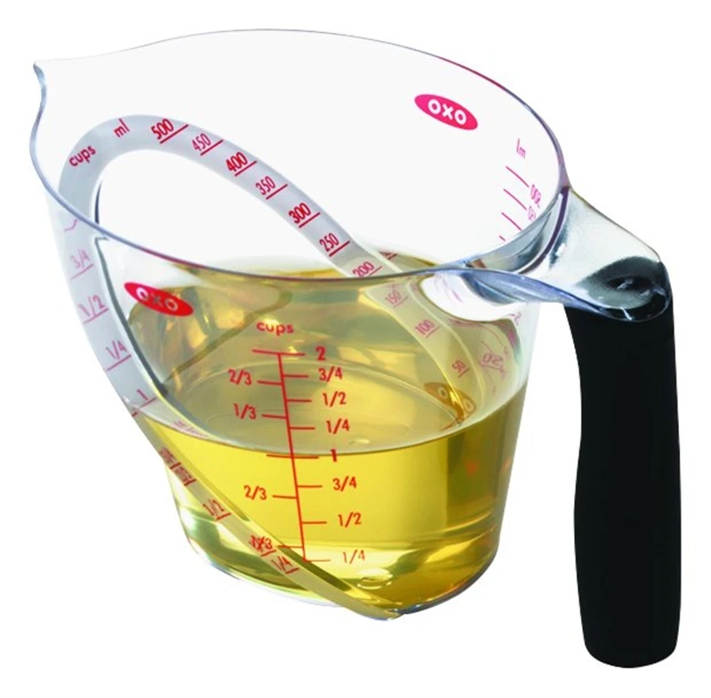 Good Grips Measuring Cup, Angled, Plastic, 16-oz.