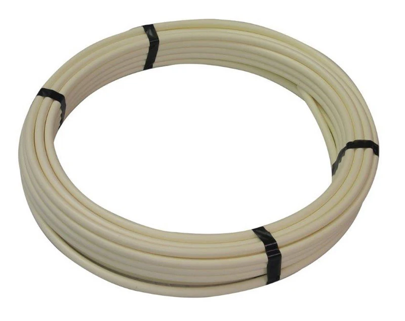 Pex Coil, Hot/Cold Water, White, 3/8 In. Rigid Copper Tube x 50 Ft.