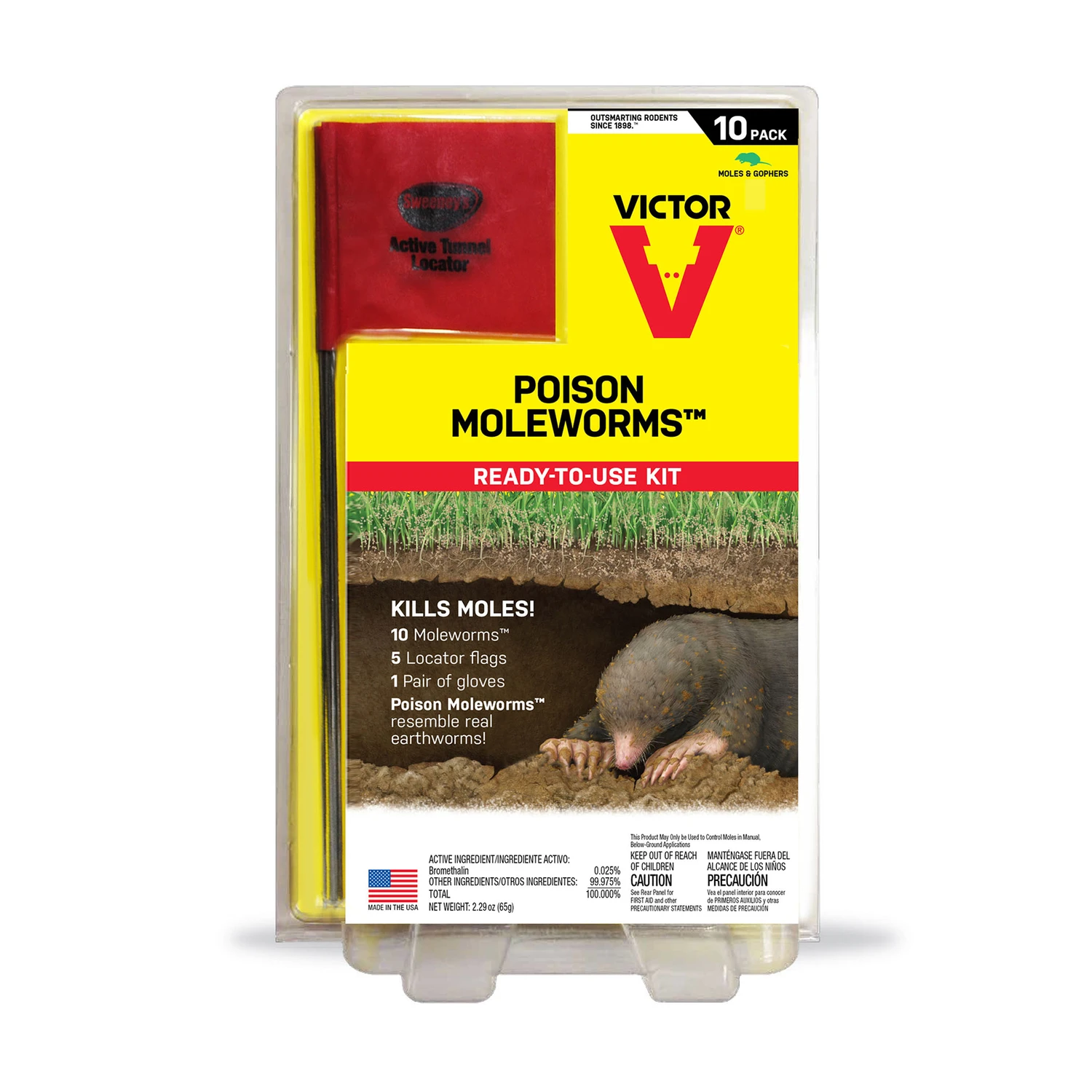 Poison Mole Worms, 10-Pk.