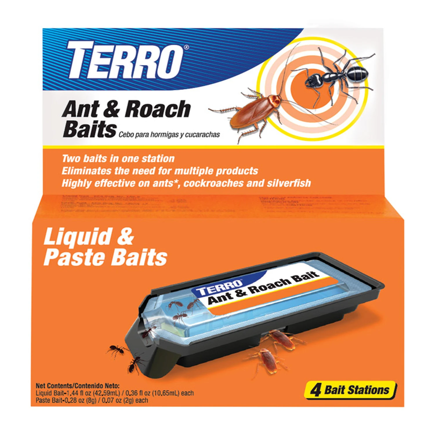 Ant & Roach Bait Station, 4-Pk.