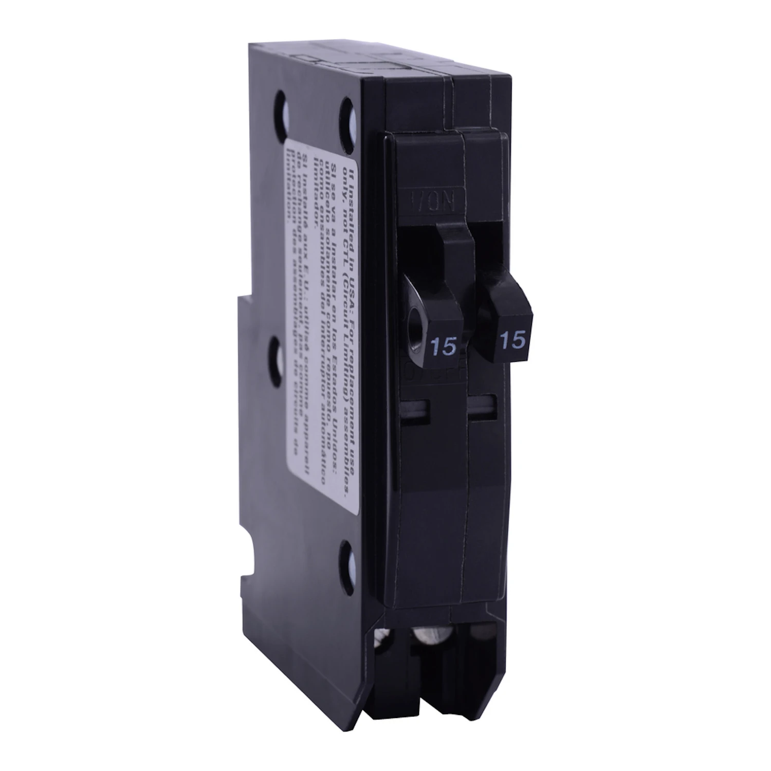 QO 15-Amp Single-Pole Tandem Circuit Breaker