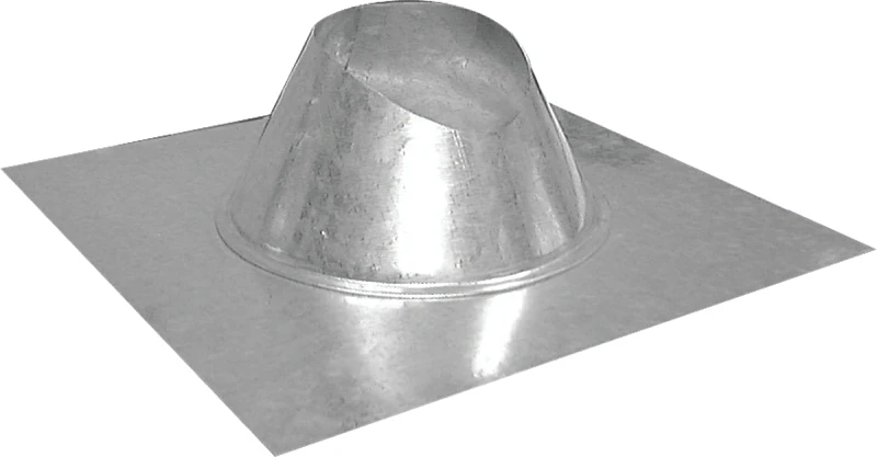 Roof Flashing, Rainproof, Galvanized, 6 In.