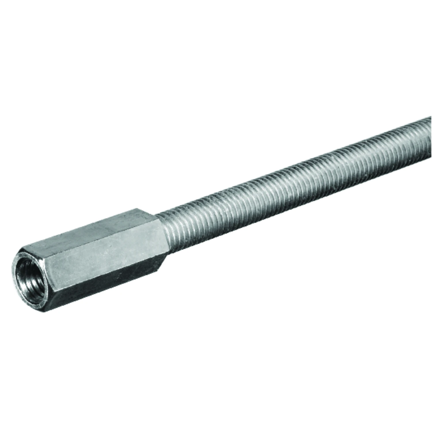 Steel Coupling Nut, Coarse Thread, Zinc Plated, 7/16 In. -14