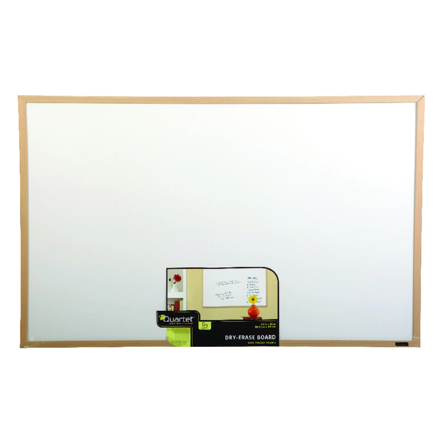 Dry Erase Board with Wood Frame, 23 x 35 In.