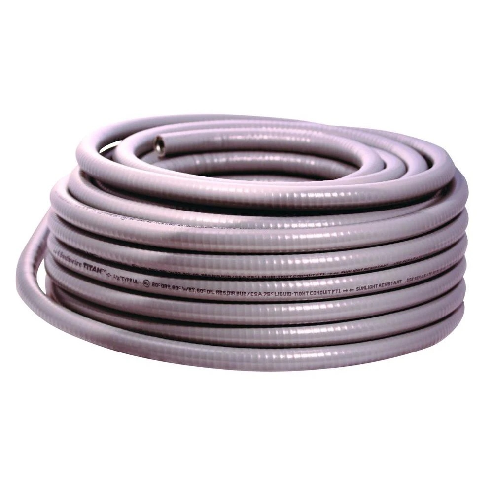 Metal Flex Conduit, 1/2 In. x 100 Ft. Coil