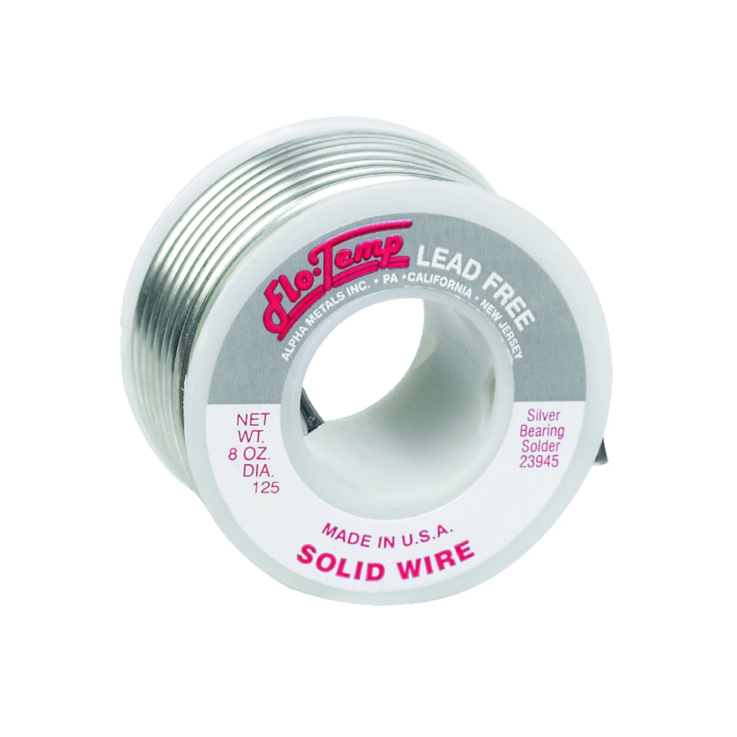Lead-Free General-Purpose Solder, .125-In., 8-oz.