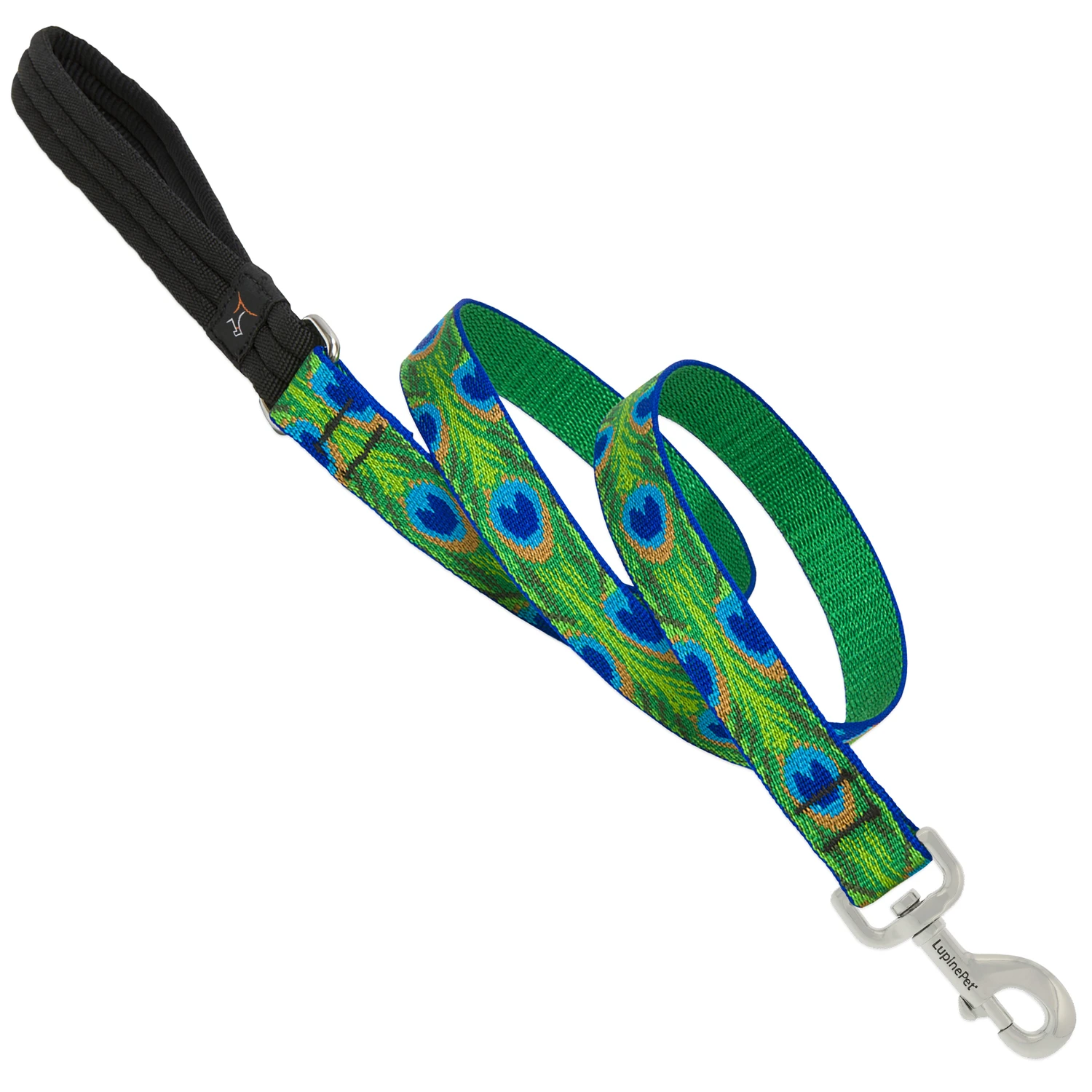 Dog Leash, Tail Feather Pattern, 1 In. x 6 Ft.