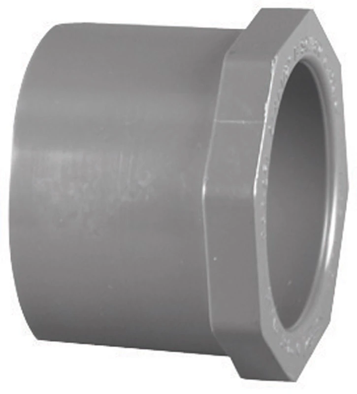 Schedule 80 PVC Spigot x Slip Reducer Bushing (Flush Style), 2 x 1-1/2 In.