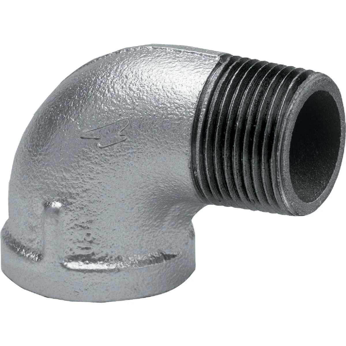 90-Degree Galvanized Pipe Street Elbow, 1/2 In.