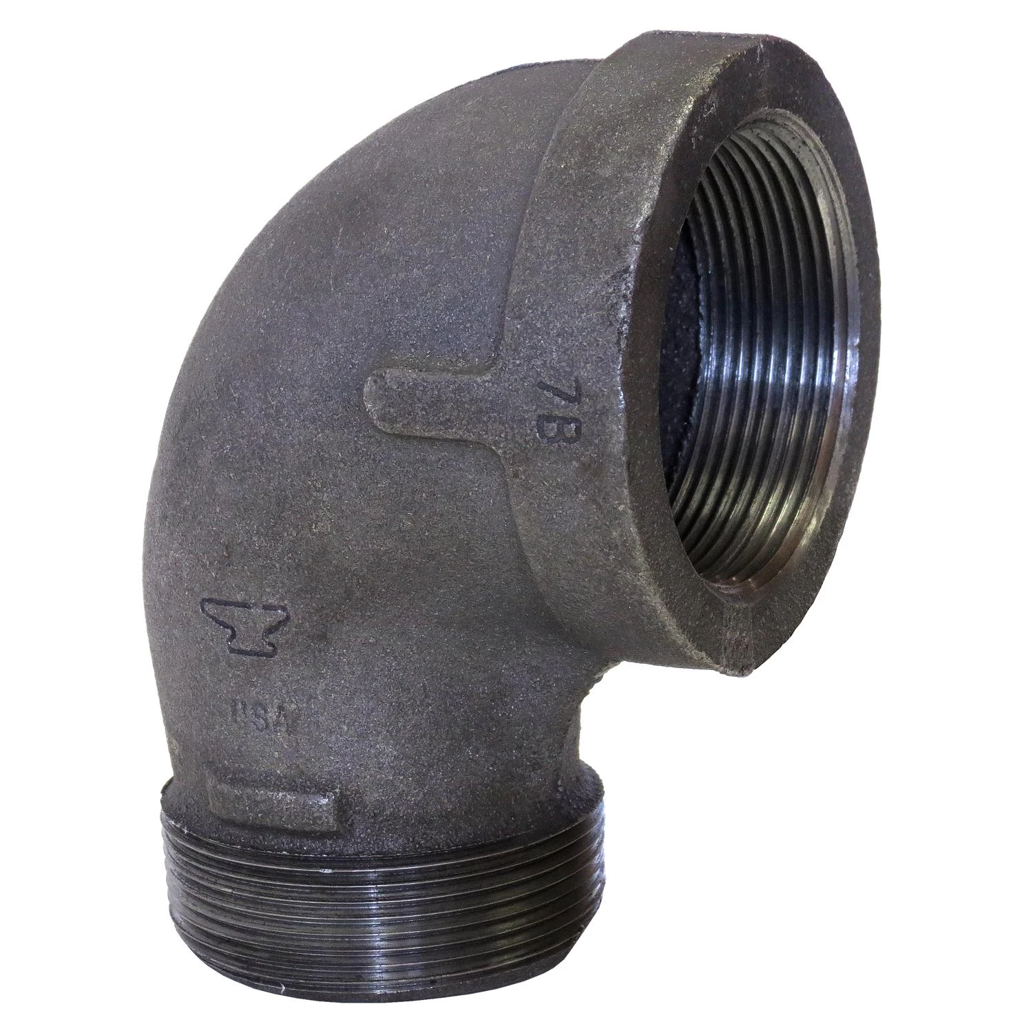 90-Degree Galvanized Pipe Street Elbow, 1 In.