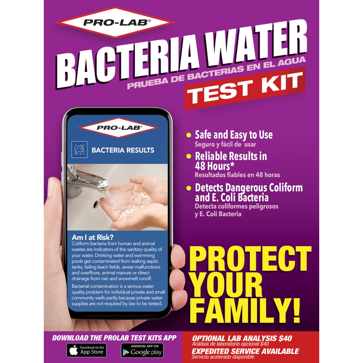 Professional Bacteria and Water Test Kit