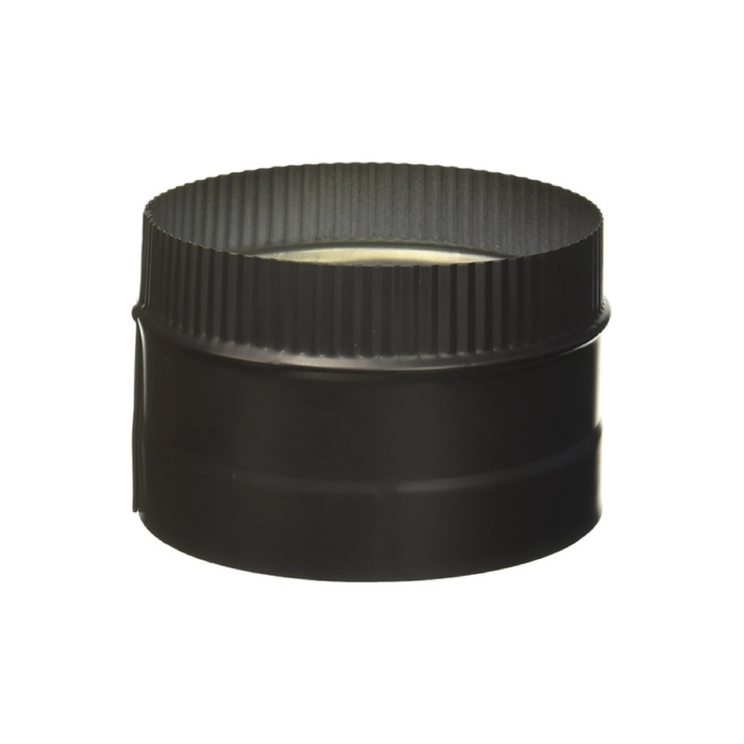 DuraBlack Stove Top Adapter, Black Single-Wall Stainless Steel, 6-In.