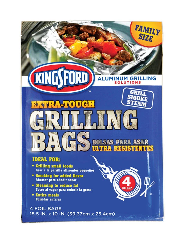 Grilling Bags, 15.5 x 10 In., 4-Pk.