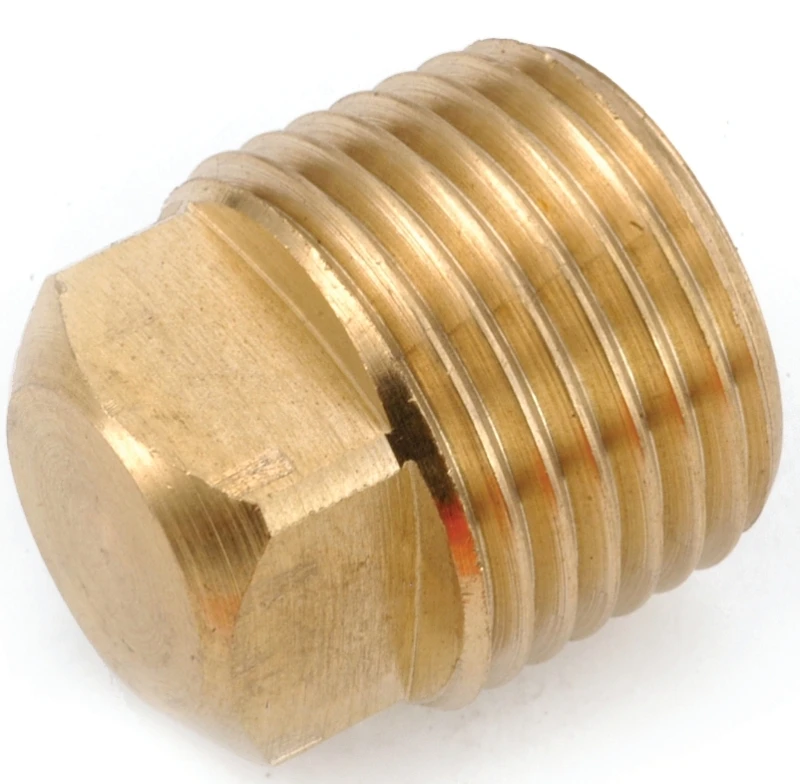 Pipe Fitting, Square Head Plug, Lead Free Brass, 3/8 In. MPT