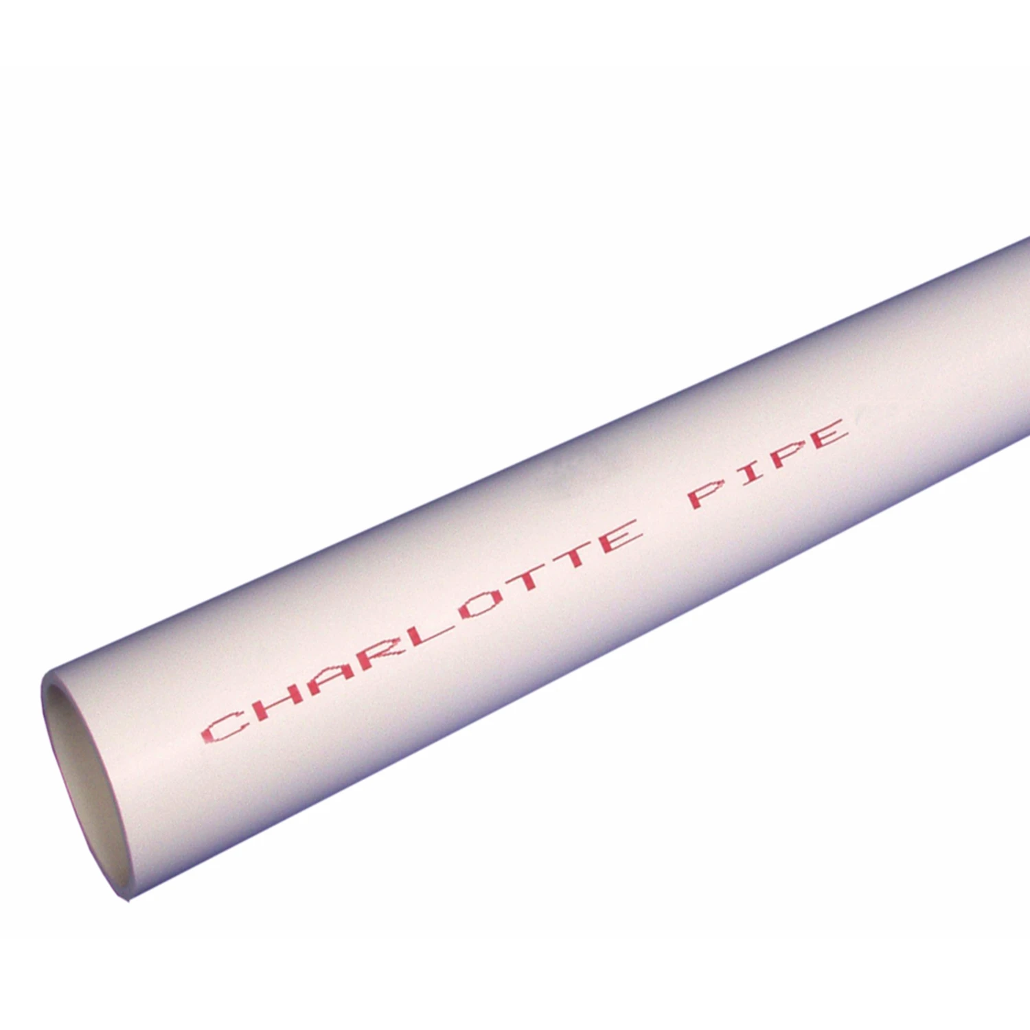 Schedule 40 DWV PVC Pressure Pipe, Plain End, 1/2 In. x 10 Ft.