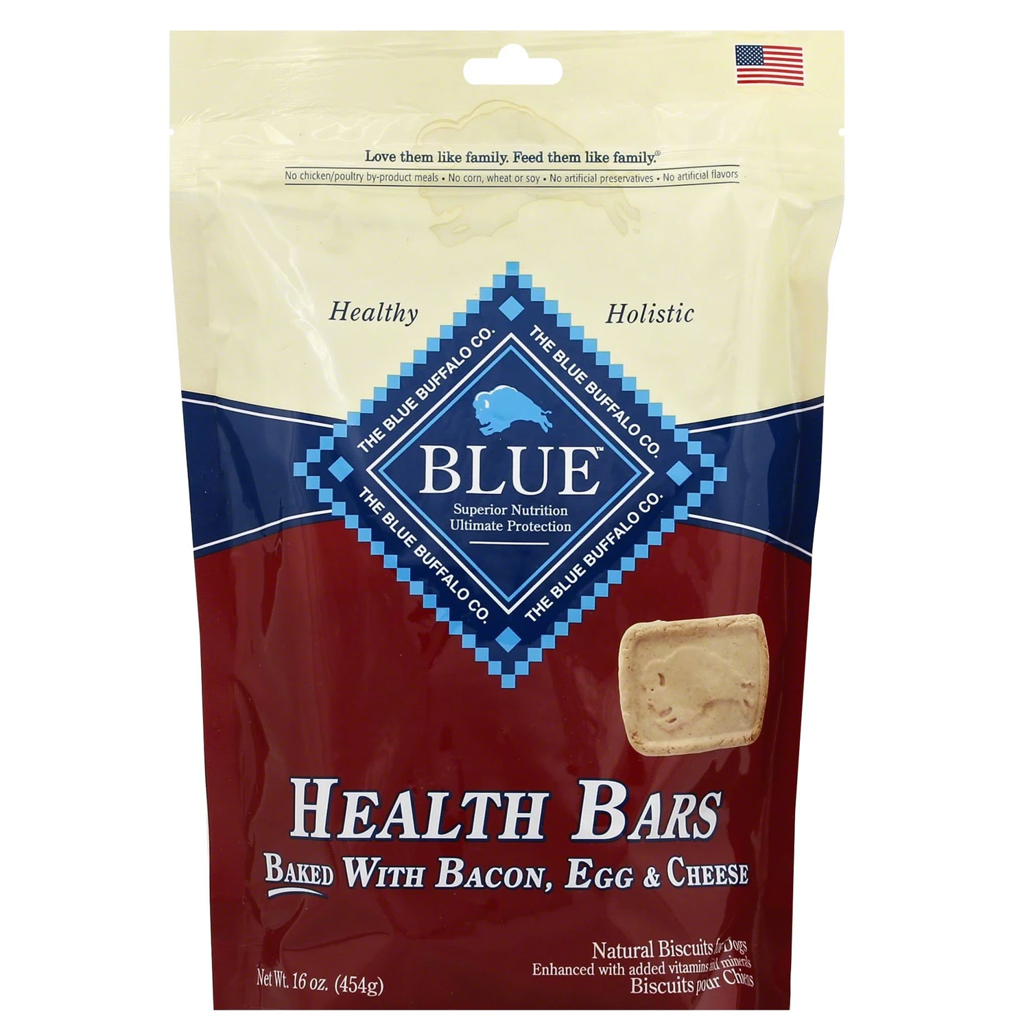 Dog Biscuits, Bacon/Egg & Cheese, 16 oz.