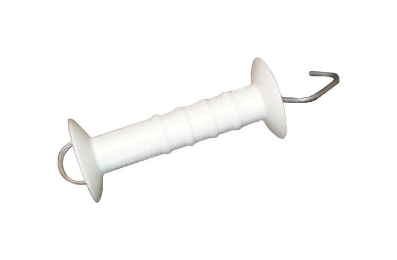 Electric Fence Insulated Gate Handle, White, Small