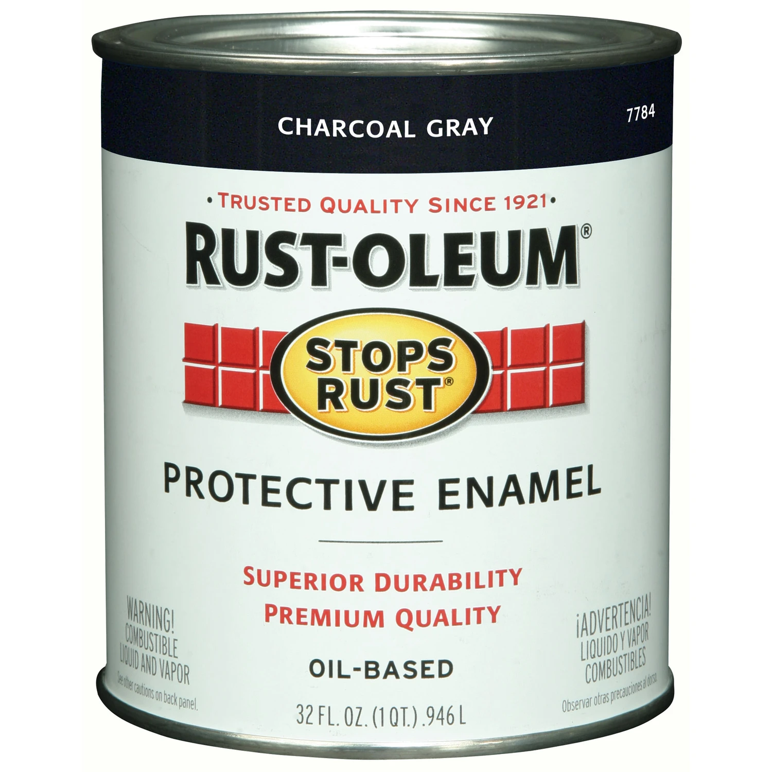 Stops Rust Qt. Charcoal Gray Enamel