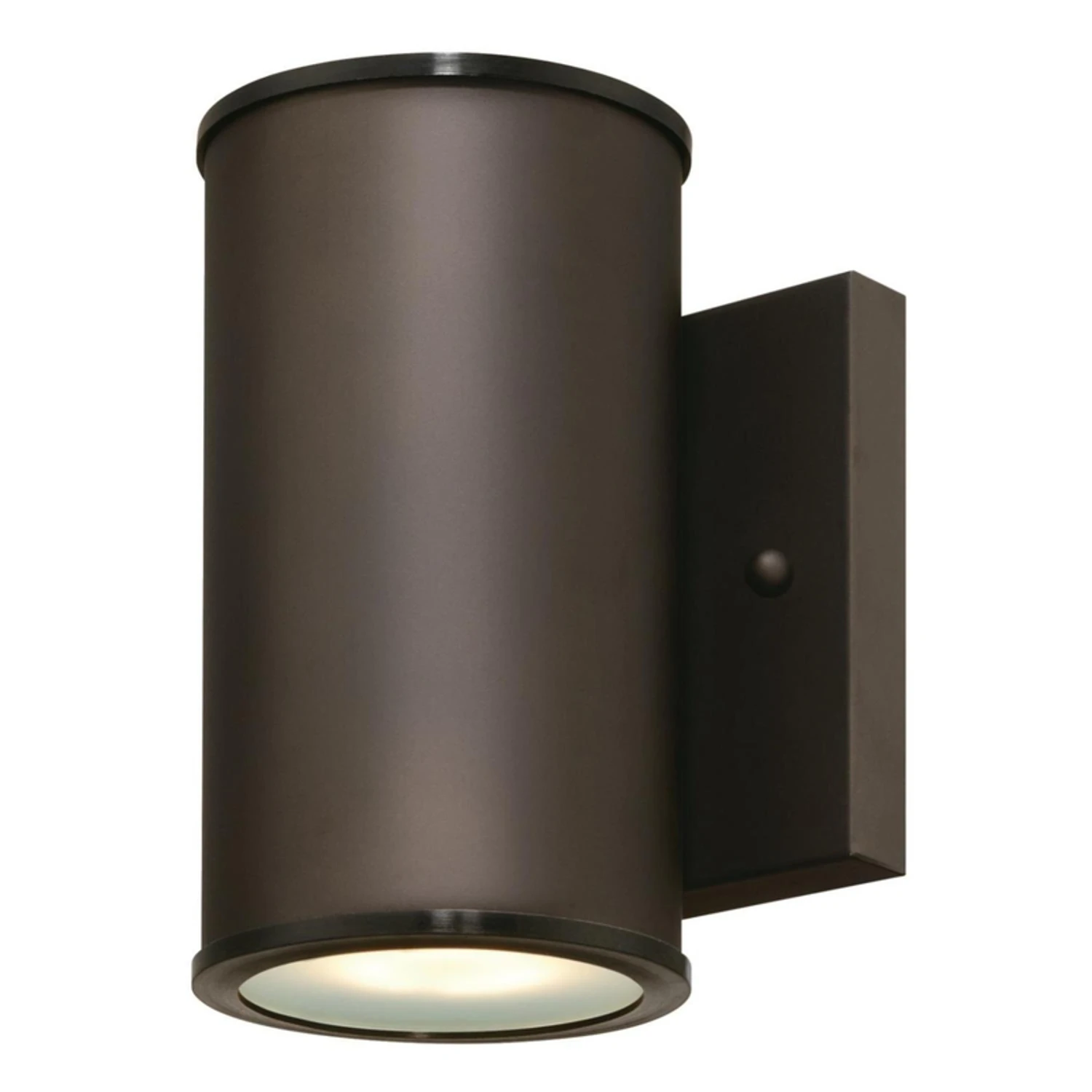 LED Wall Cylinder Light Fixture, Oil-Rubbed Bronze, 640 Lumens