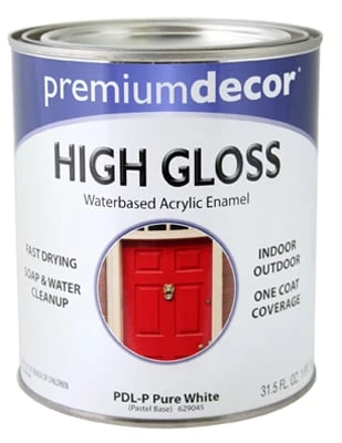 Premium Decor Pastel Base Enamel Paint, Qt.