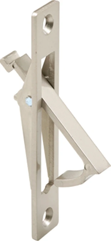Pocket Door Flush Edge Pull, Satin Nickel