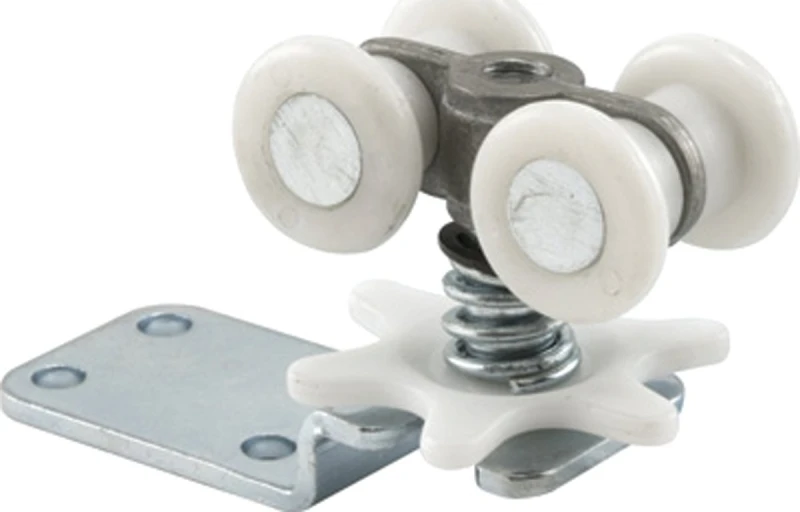 Pocket Door Roller Assembly with Four Wheel