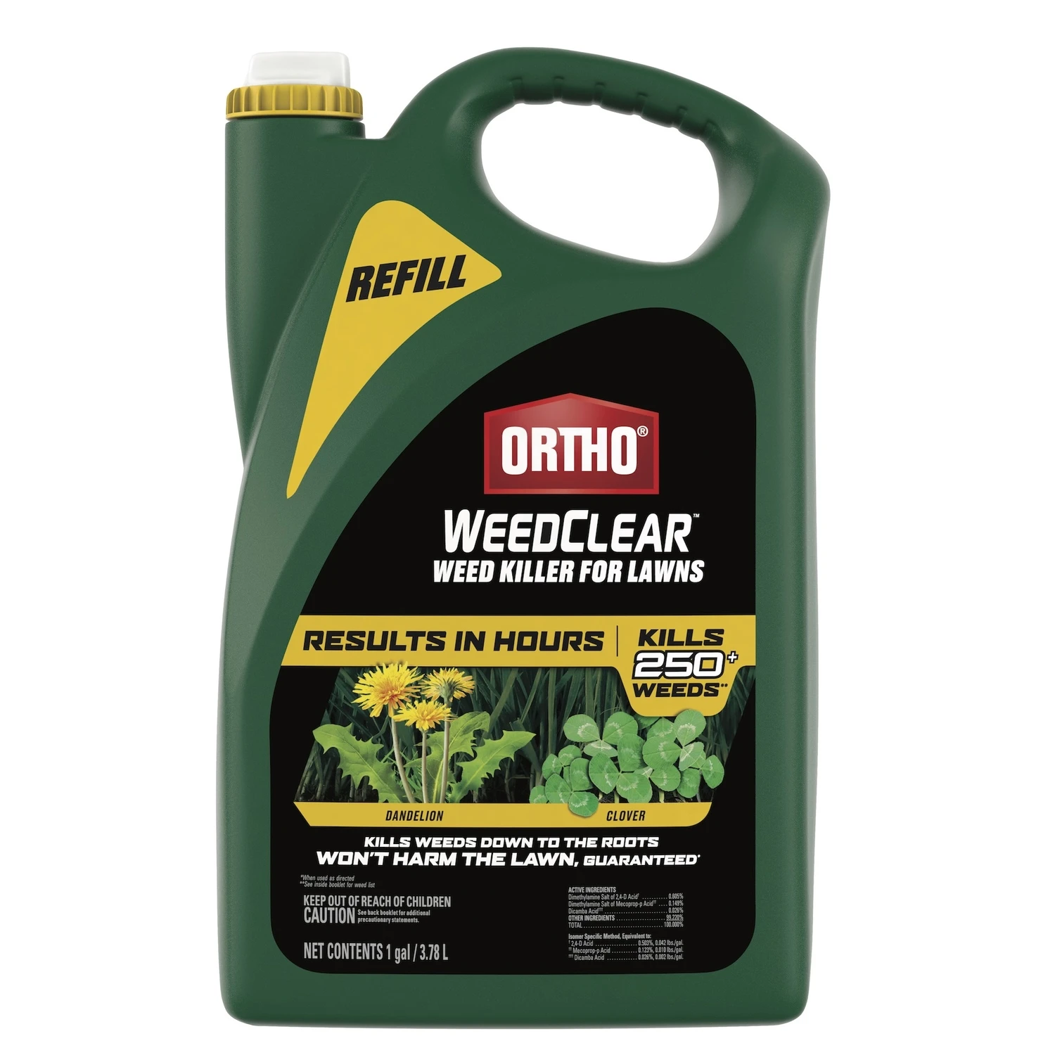 WeedClear Lawn Weed Killer Base Refill, Ready to Use, 1 Gallon
