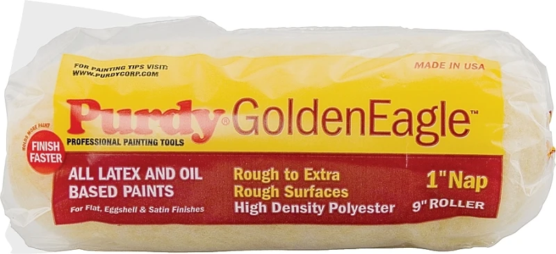 Golden Eagle Paint Roller Cover, 9 x 1/2 In. Nap