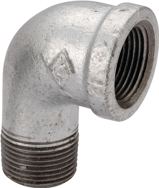 1/4 Inch Galvanized Malleable 90 Degree Street Elbow - Model 6-1/4g
