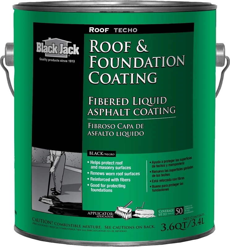 Fibered Roof Coating, 3.6-Qt.