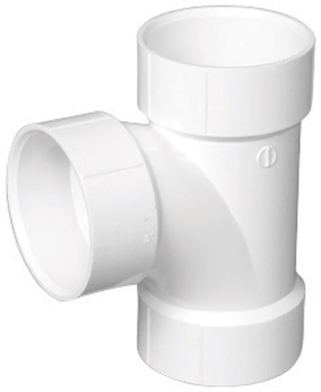 Schedule 40 DWV Sanitary Tee, PVC, 2 In.