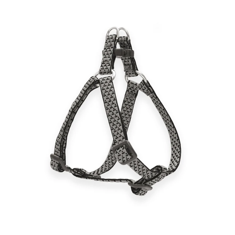 Eco Step-In Dog Harness, Non-Restrictive, Granite, 1/2 x 12 to 18-In.