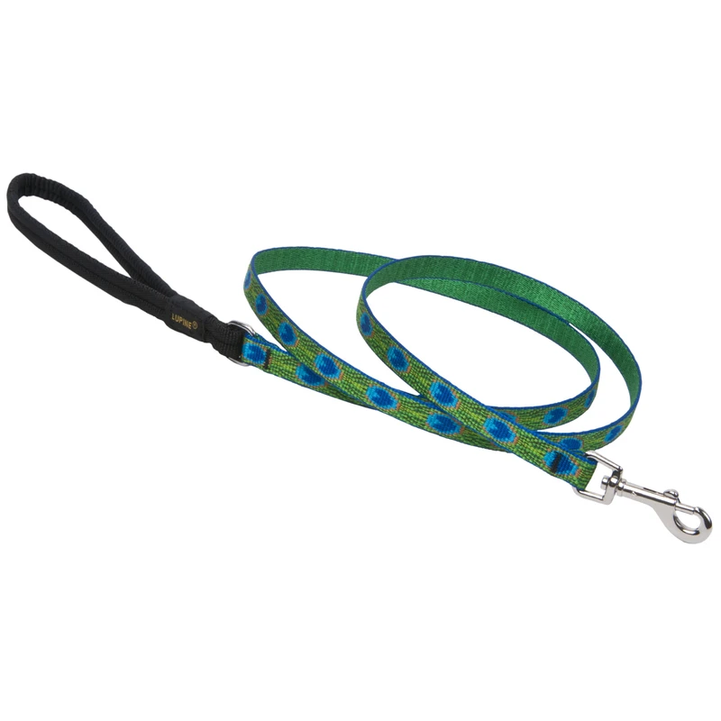 Dog Leash, Tail Feather Pattern, 1/2 In. x 6 Ft.