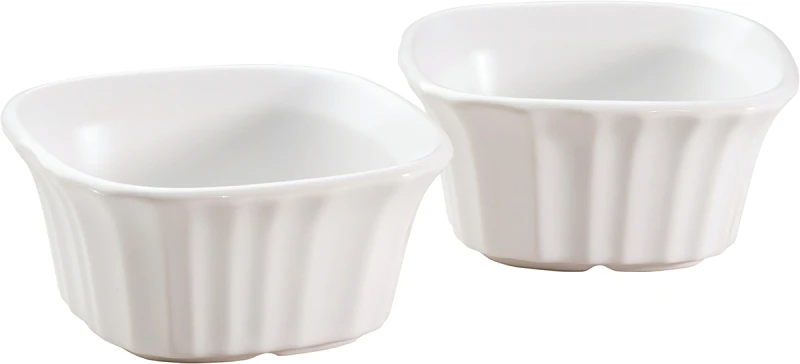Ramekin, Square, French White III, 2-Pk.
