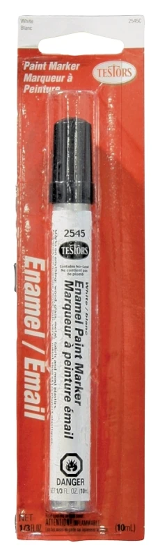 Enamel Craft Paint Marker, White Gloss, 1/3-oz.