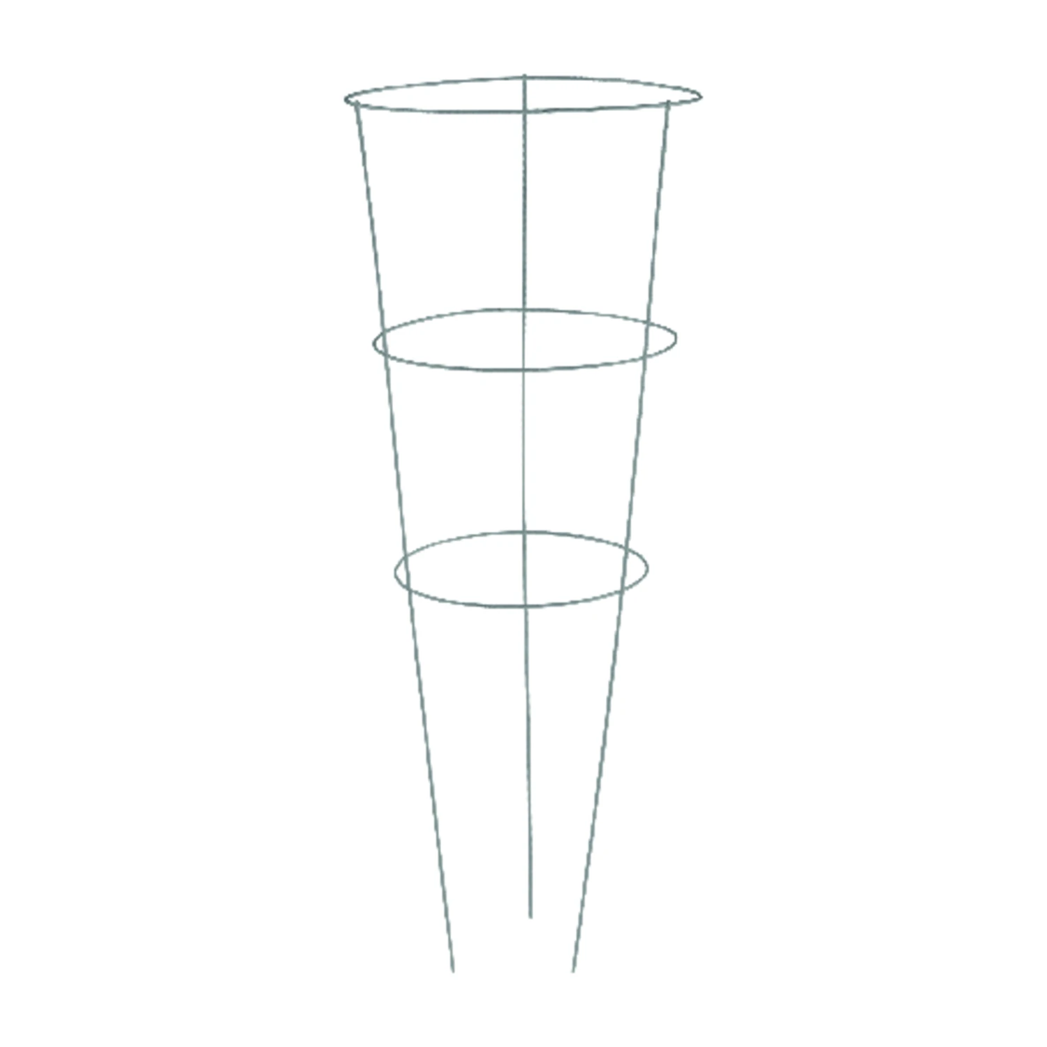 Tomato Cage, 3-Ring, Heavy-Duty, 42 x 16 In.