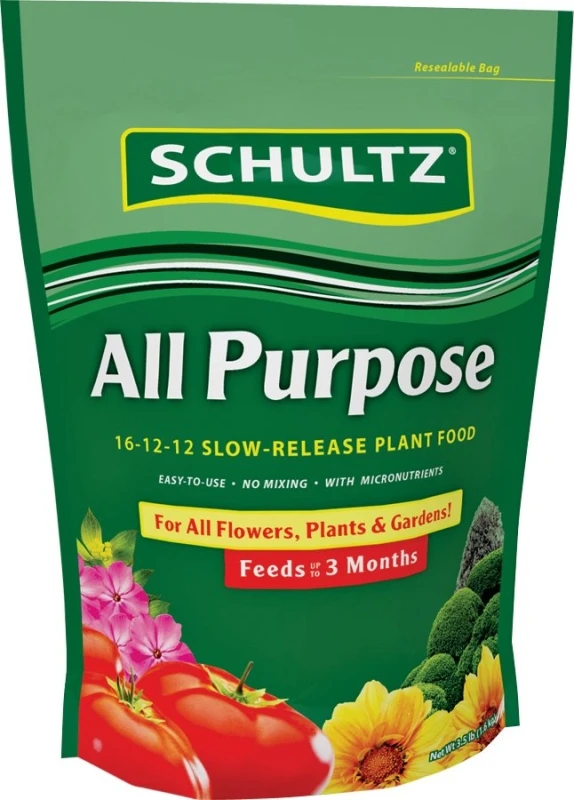 All Purpose Slow-Release Plant Food, 16-12-12 Formula, 3.5 Lbs.