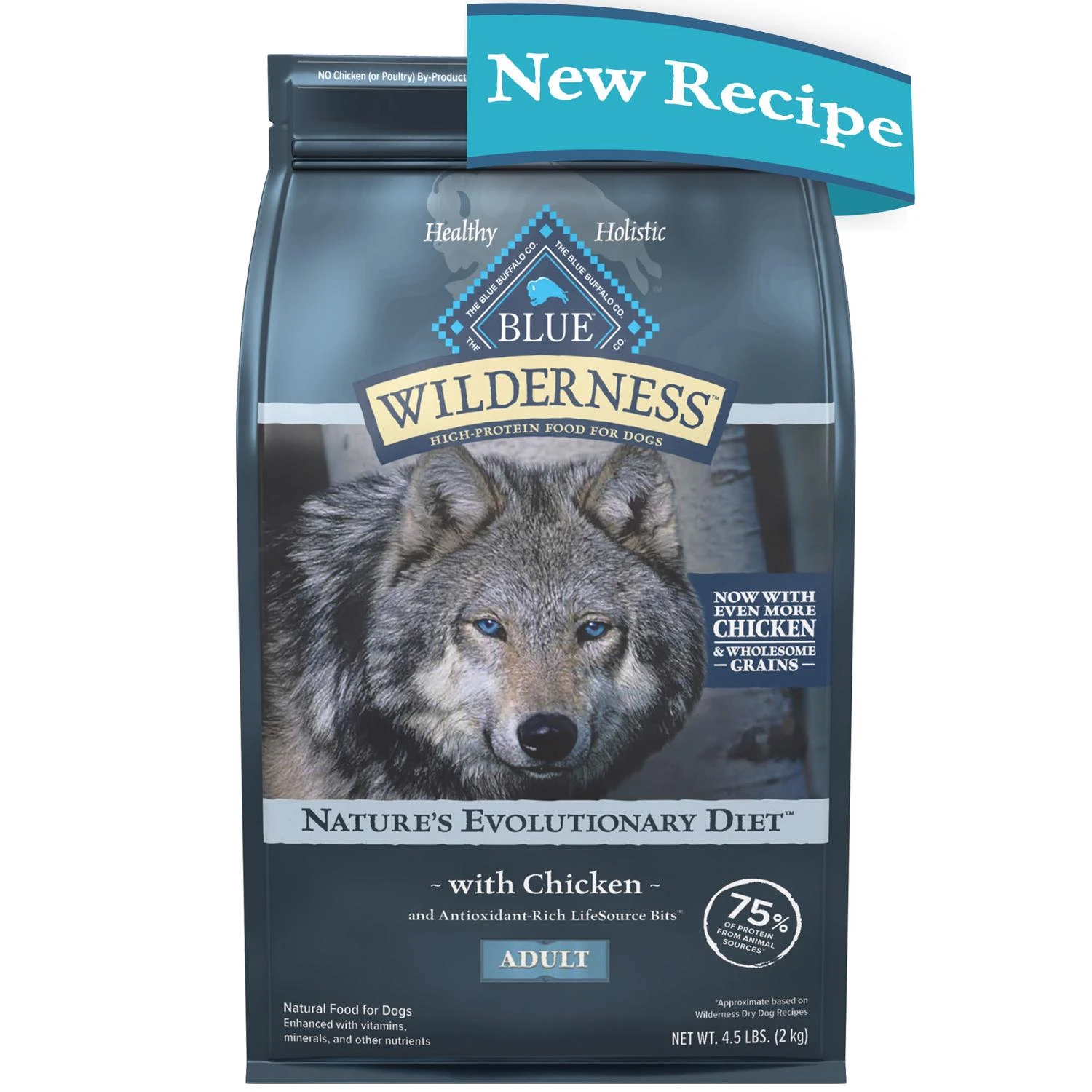 Wilderness Dry Dog Food, Chicken, 4.5 Lbs.
