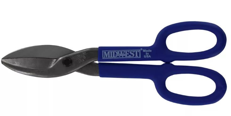 Straight Tinner Snip, 10 In.