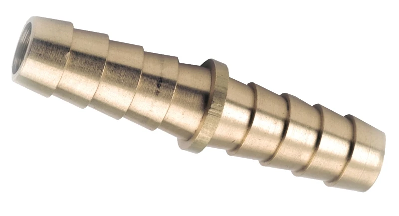 Pipe Fitting, Barb Mender, Lead Free Brass, 5/16 In.