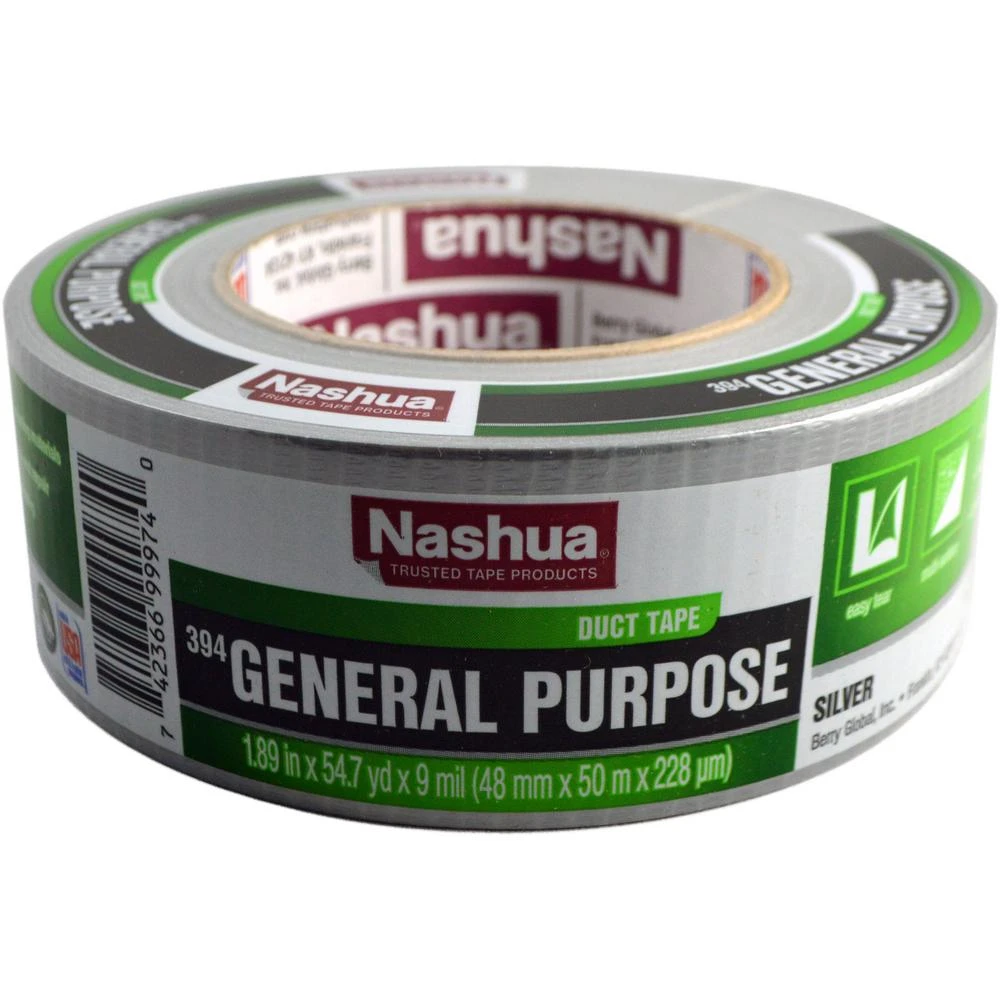 Duct Tape, Silver, 1.89-In. x 60-Yd.