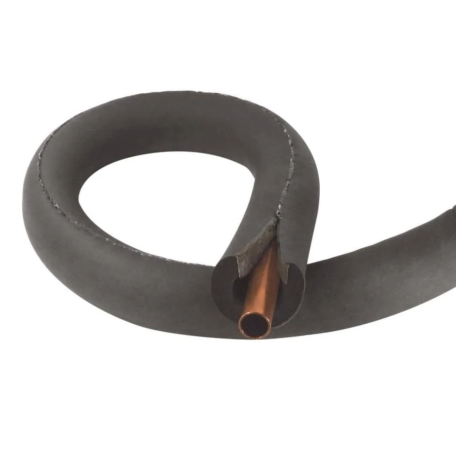 Rubber Pipe Insulation, Self-Sealing, 3/4-I.D. x 1/2 In. Wall x 6 Ft.