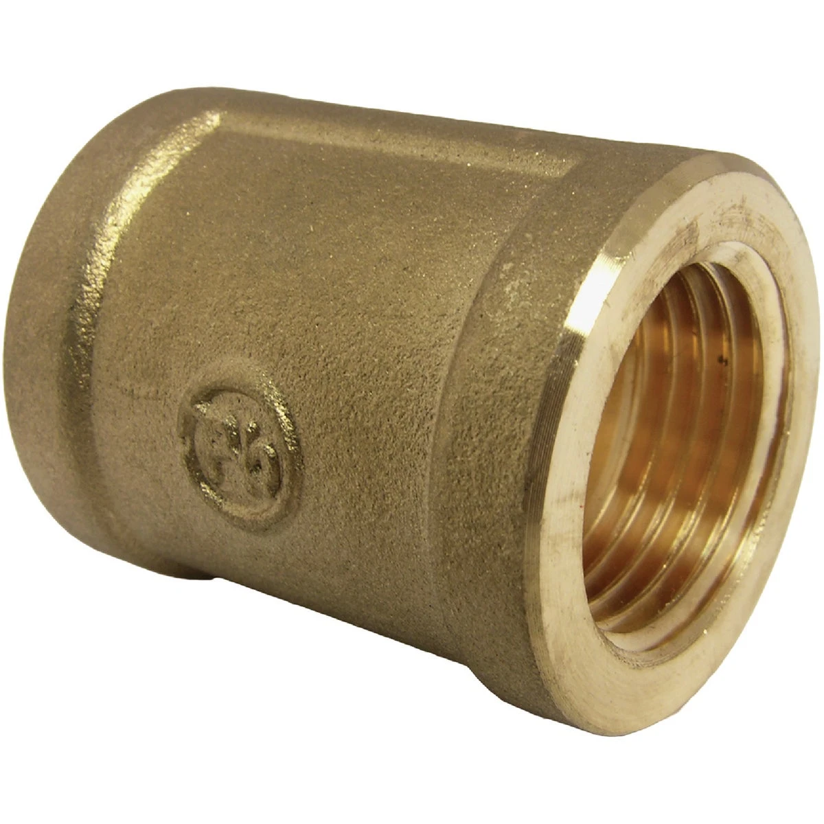 Pipe Fitting, Coupling, Lead Free Brass, 1/2 In. FPT