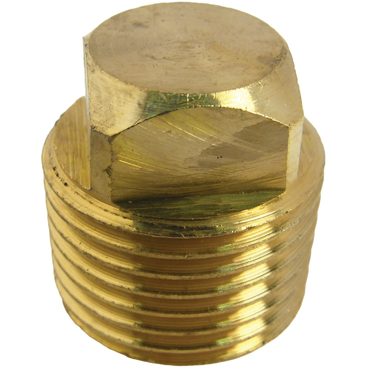 Pipe Fitting, Square Head Plug, Lead Free Brass, 1/2 In. MPT