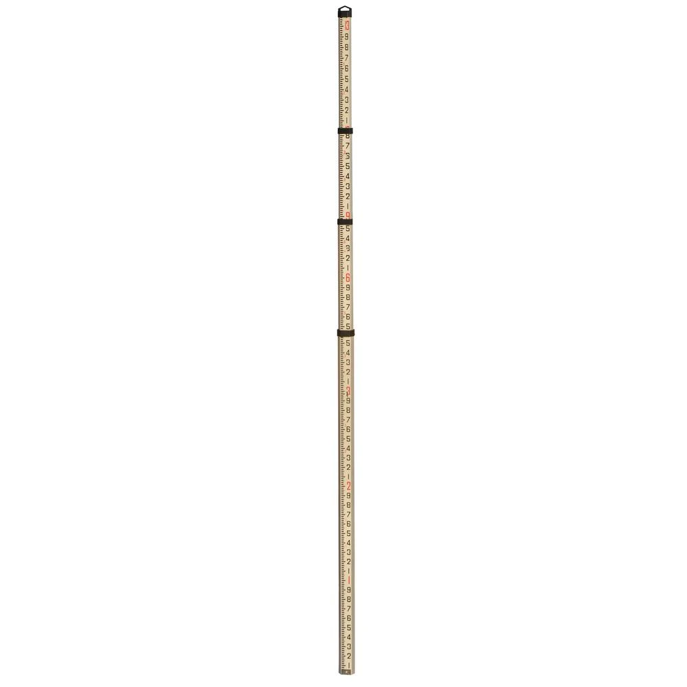 Level Rod, Aluminum, 13-Ft.