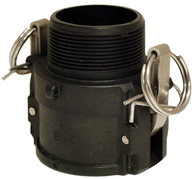 Cam & Groove Coupling, Polypropylene, Part B, 2-In.
